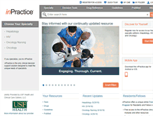 Tablet Screenshot of inpractice.com